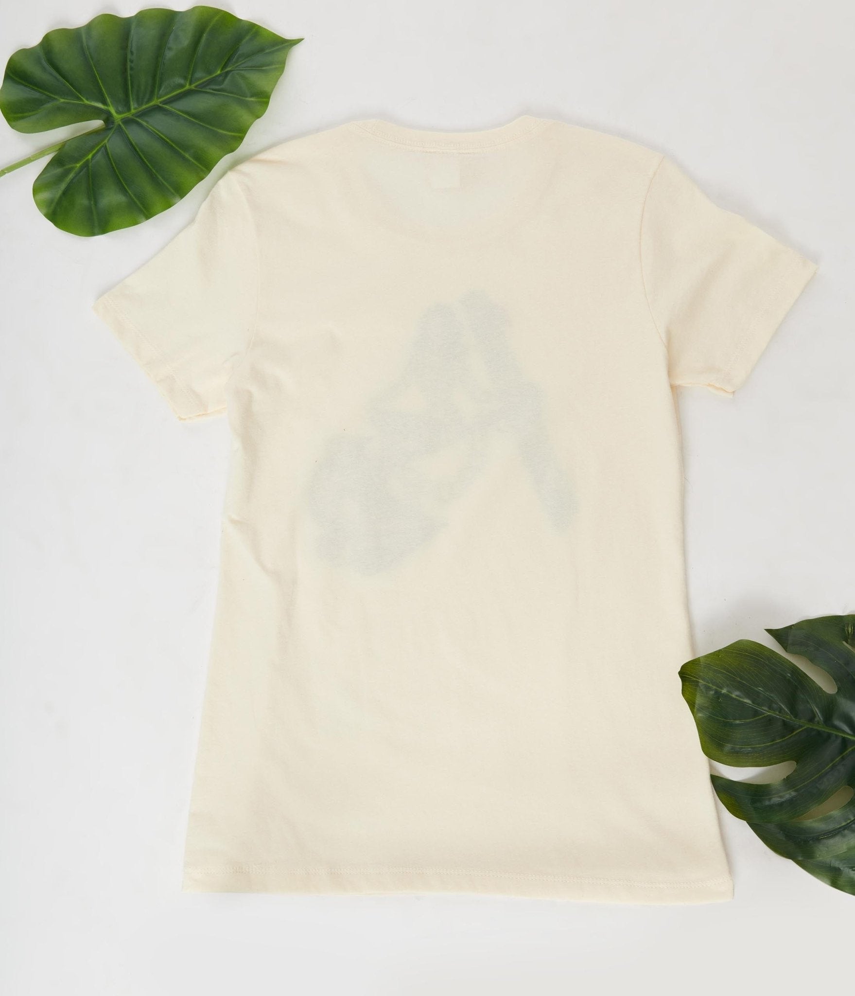 Cream Anchors Away Fitted Graphic Tee - Unique Vintage - Womens, GRAPHIC TEES, TEES