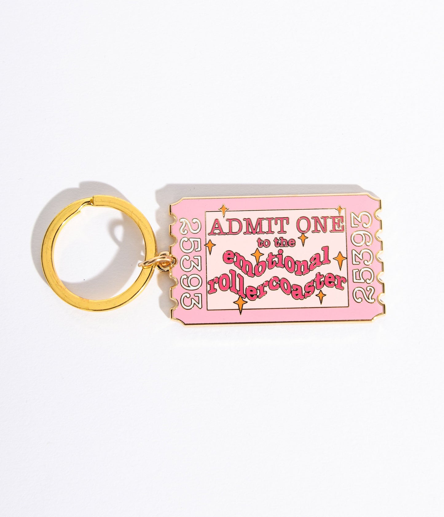 Emotional Rollercoaster Ticket Keychain - Unique Vintage - Womens, ACCESSORIES, GIFTS/HOME