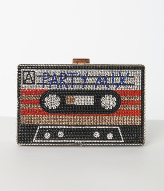 Party Mix Cassette Handbag - Unique Vintage - Womens, ACCESSORIES, HANDBAGS