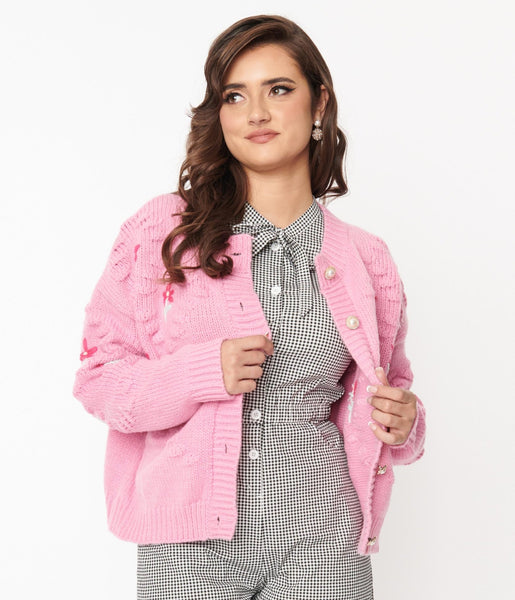 トップス (Rose)Heve bubbly 2way cable cardigan Oversized Chunky Cardigan – Free The Roses