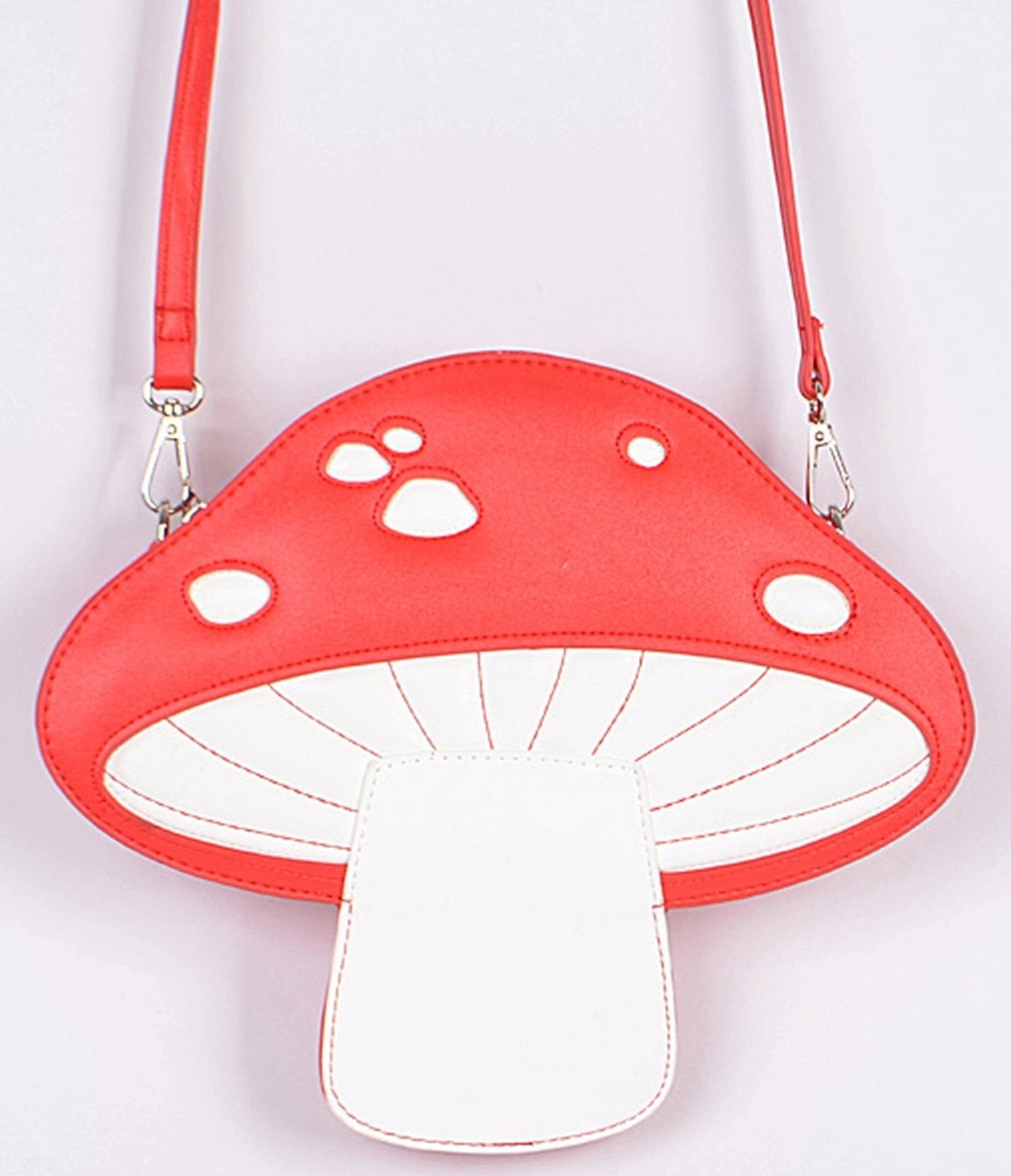 Red Mushroom Crossbody Bag - Unique Vintage - Womens, ACCESSORIES, HANDBAGS
