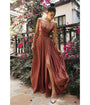 Ladivine by Cinderella Divine Sienna Sweetheart Satin Enchanted Bridesmaid Dress