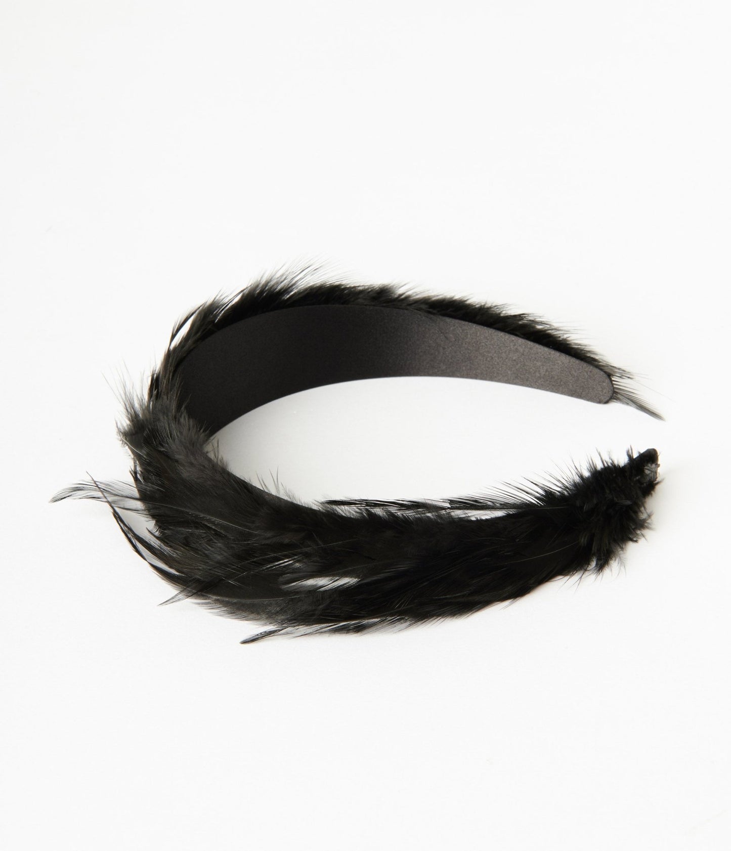 Unique Vintage Black Feather Headband - Unique Vintage - Womens, ACCESSORIES, FLAPPER