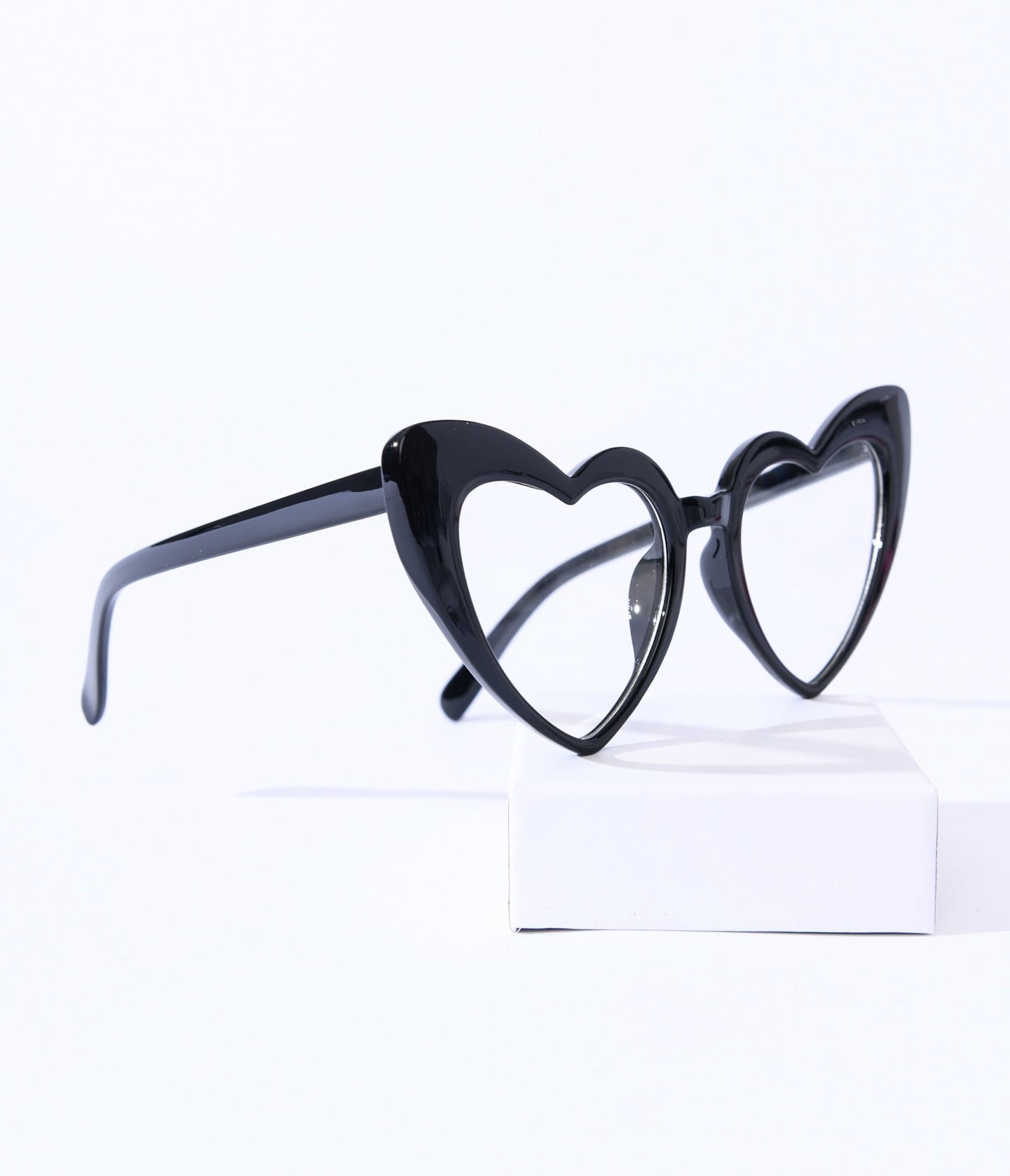 Unique Vintage Black Heart Glasses - Unique Vintage - Womens, ACCESSORIES, SUNGLASSES