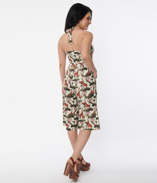 Mint velvet giraffe jumpsuit top