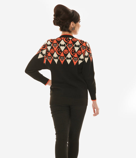 Unique vintage bat cardigan 2025
