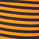 Unique Vintage Orange & Black Stripe Back To Basics Top - Unique Vintage - Womens, HALLOWEEN, TOPS