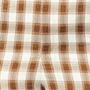 Unique Vintage Plus Size Brown & Ivory Plaid Wide Cuff Pants - Unique Vintage - Womens, BOTTOMS, PANTS