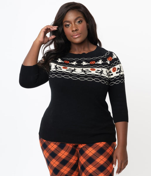 Plus size cheap halloween sweater