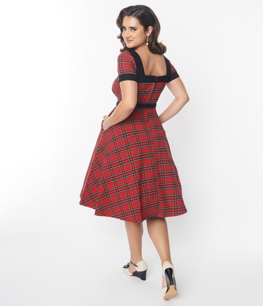 Vintage outlet tartan dress