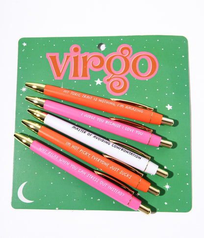 Virgo Pen Set - Unique Vintage - Womens, ACCESSORIES, GIFTS/HOME
