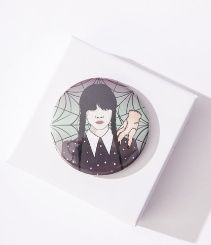 Wednesday & Thing Pocket Mirror - Unique Vintage - Womens, ACCESSORIES, GIFTS/HOME