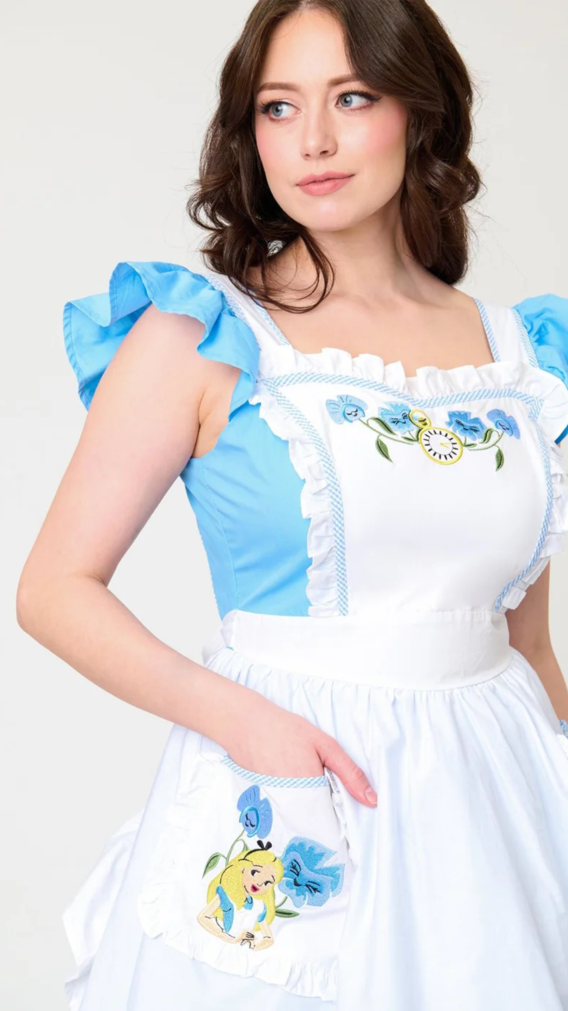 retro dress 1930s Floral Mesh Boned Lace-Up a wedding Retro Floral Dress - Vintage