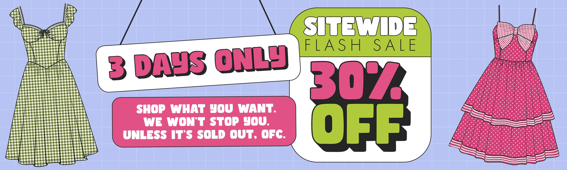 Shop 30% Off Sitewide