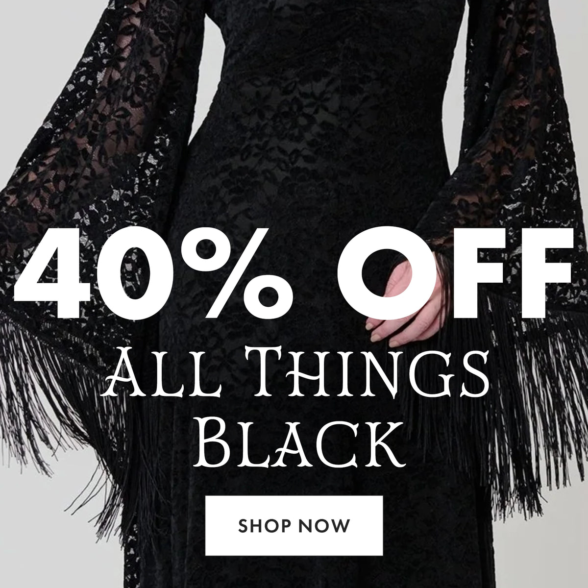 40% Off select black styles