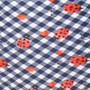 Unique Vintage Navy Gingham & Ladybug Print High Waist Louise Swim Bottom - Unique Vintage - Womens, SWIM, BOTTOM