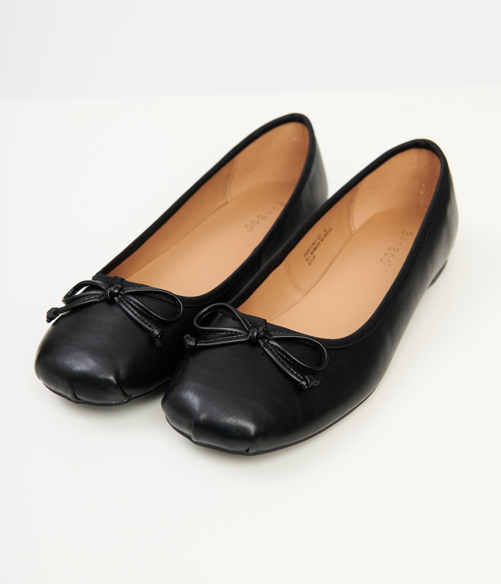 1960s Black Bow Ballet Flats - Unique Vintage - Womens, SHOES, FLATS