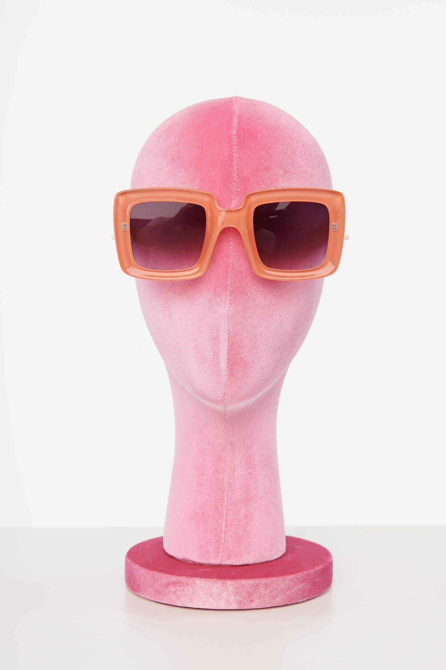 1970s Orange Square Sunglasses - Unique Vintage - Womens, ACCESSORIES, SUNGLASSES