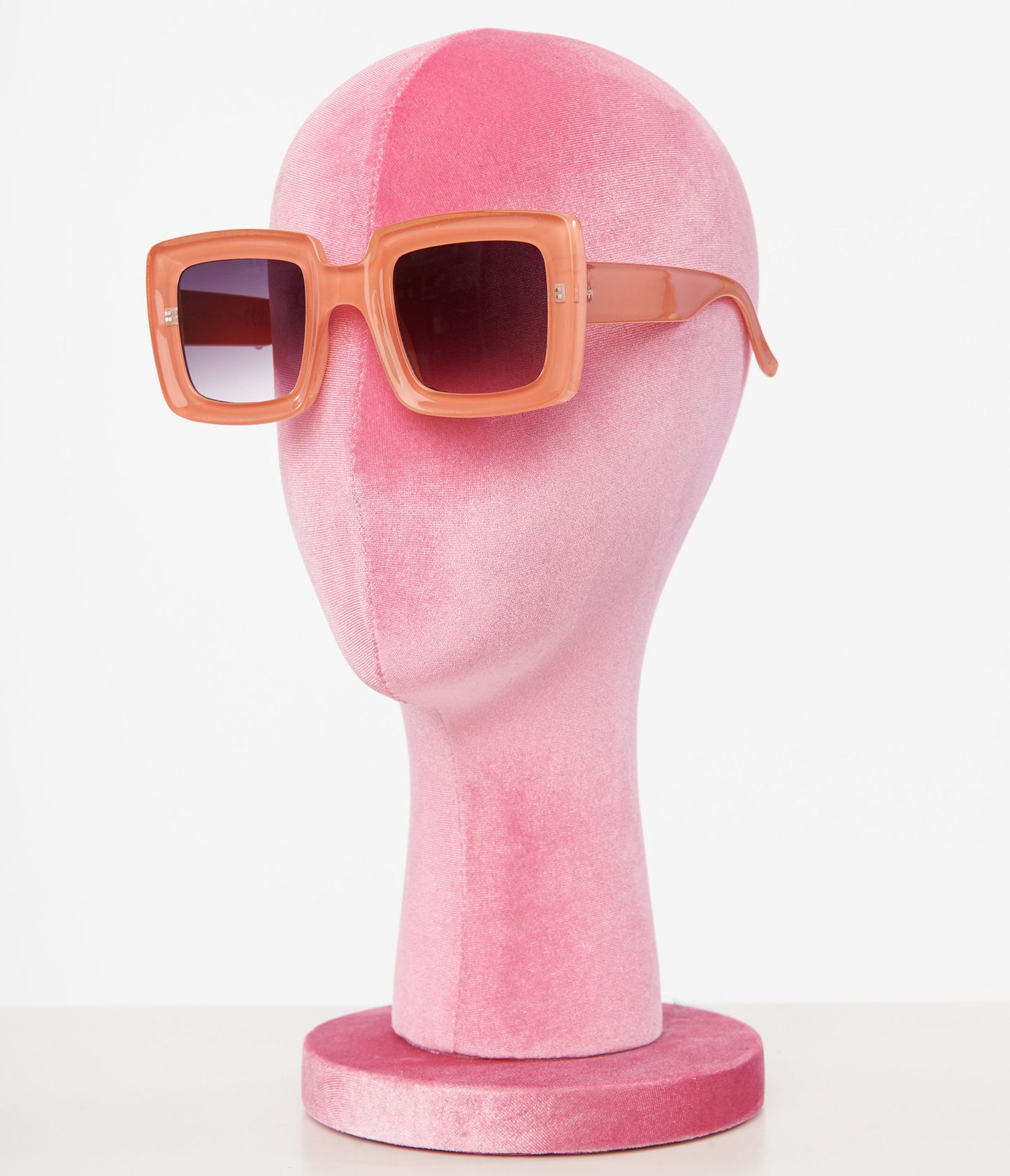 1970s Orange Square Sunglasses - Unique Vintage - Womens, ACCESSORIES, SUNGLASSES