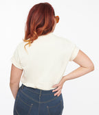 1970s Vintage Style Dr Pepper Social Club Fitted Graphic Tee - Unique Vintage - Womens, GRAPHIC TEES, TEES