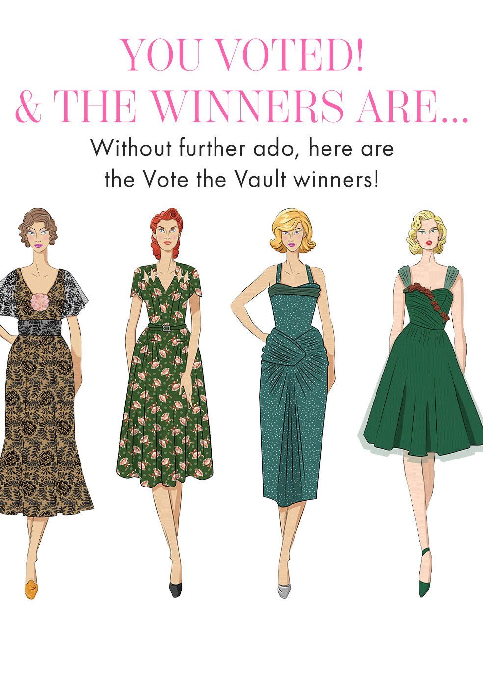 Vintage inspired party dresses hotsell