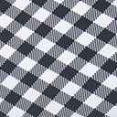 Unique Vintage Plus Size Black & White Bias Gingham Twist Front Halter Swim Top