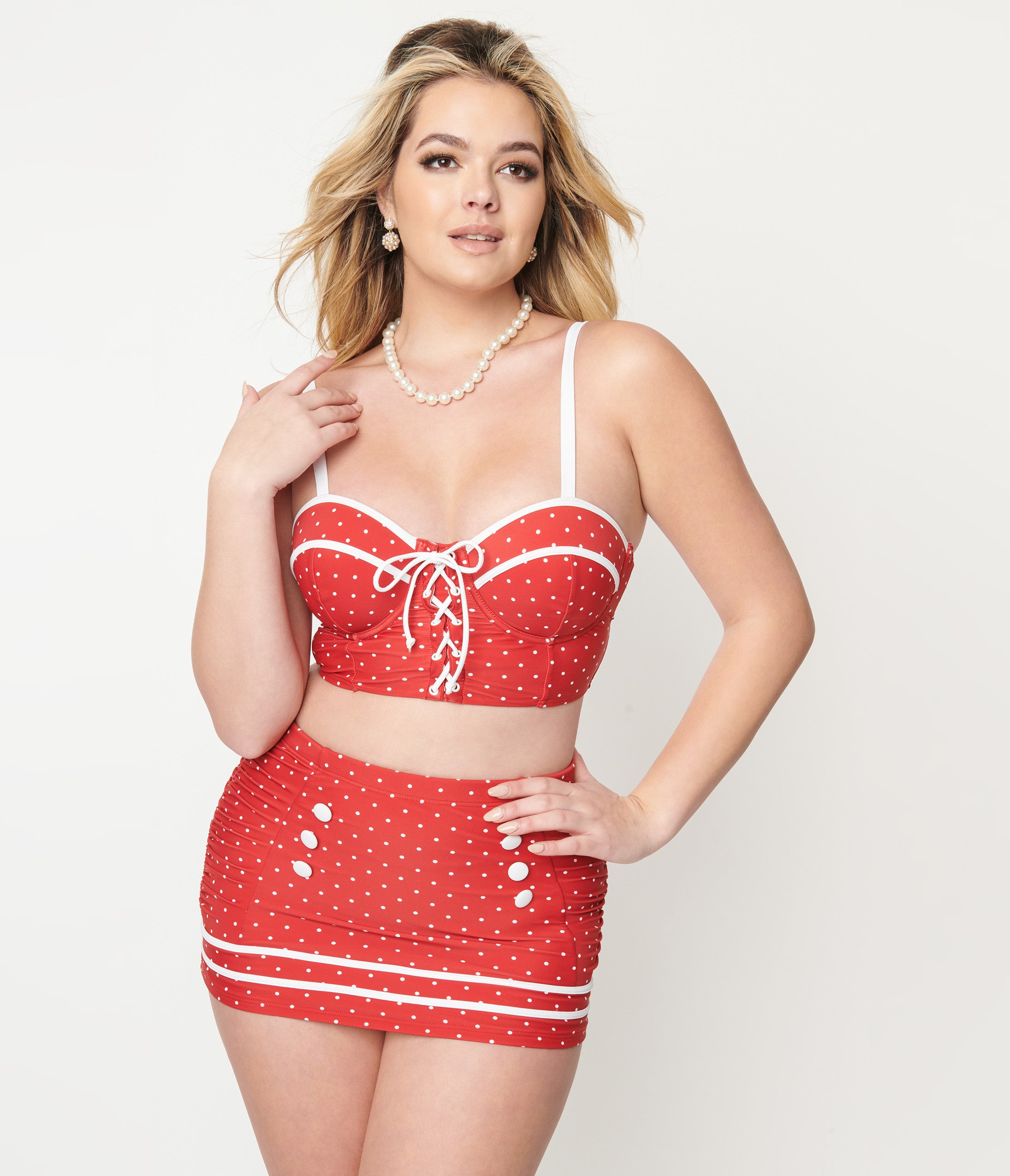 RIU Peach polka dots swimwear タグ付き新品未使用 RPLIFE Colorful Polka Dots Women One-piece Bathing Suits
