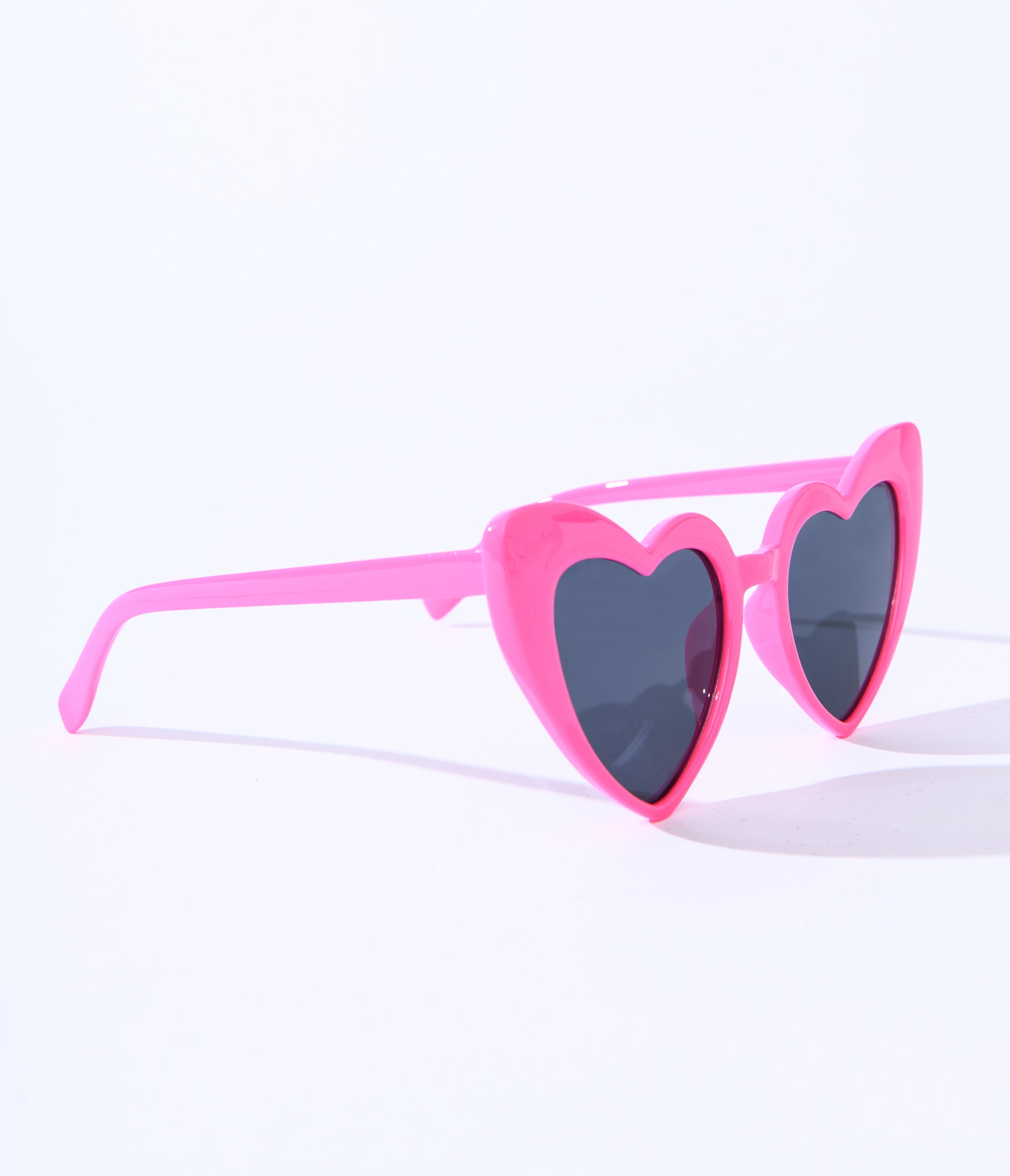 Unique Vintage Hot Pink Heart Sunglasses - Unique Vintage - Womens, ACCESSORIES, SUNGLASSES