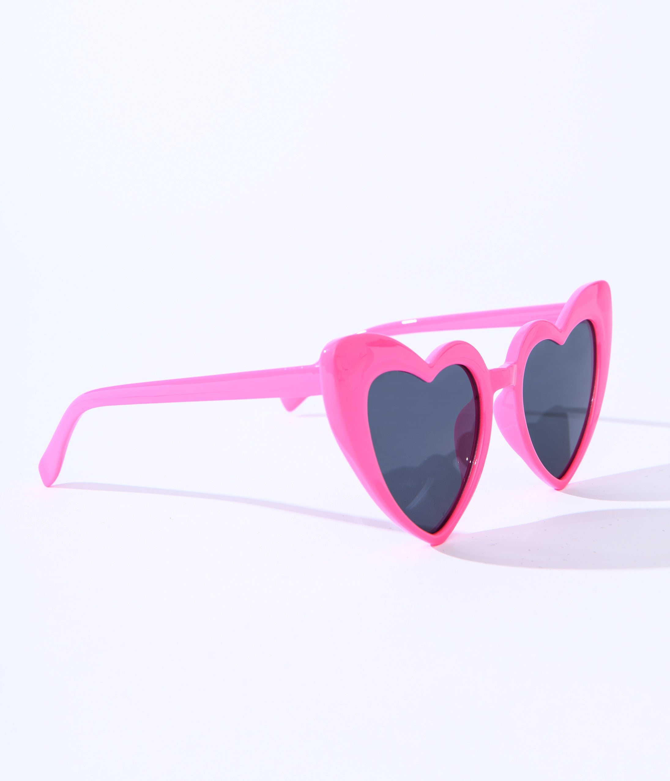 Unique Vintage Hot Pink Heart Sunglasses - Unique Vintage - Womens, ACCESSORIES, SUNGLASSES