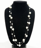 Unique Vintage 60" Long Pearl Necklace - Unique Vintage - Womens, ACCESSORIES, FLAPPER