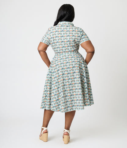 Royal Monk Plus Size Purrrfect Bella Swing Dress
