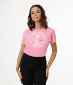 Disney's Snow White Collection by Unique Vintage Pink Snow White Unisex Graphic Tee