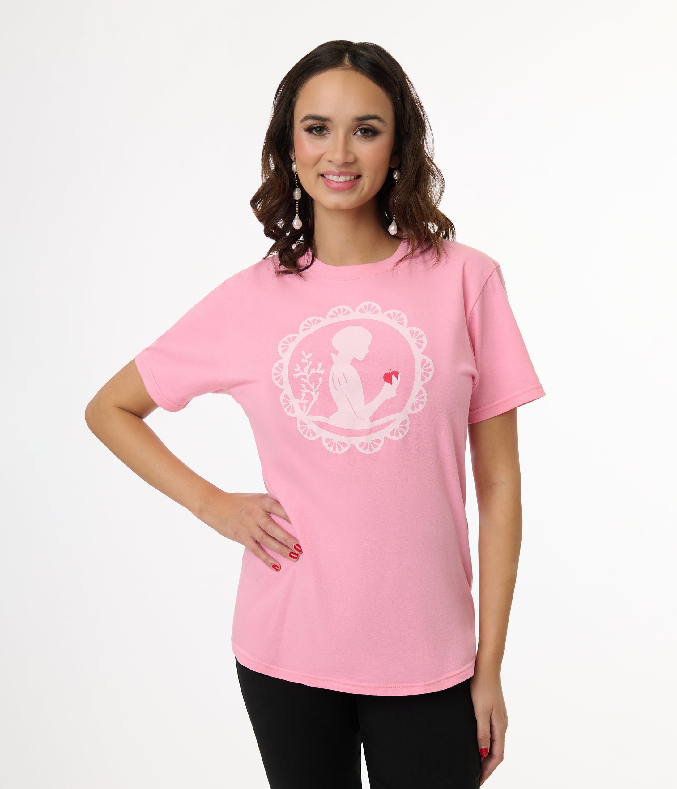 Disney's Snow White Collection by Unique Vintage Pink Snow White Unisex Graphic Tee
