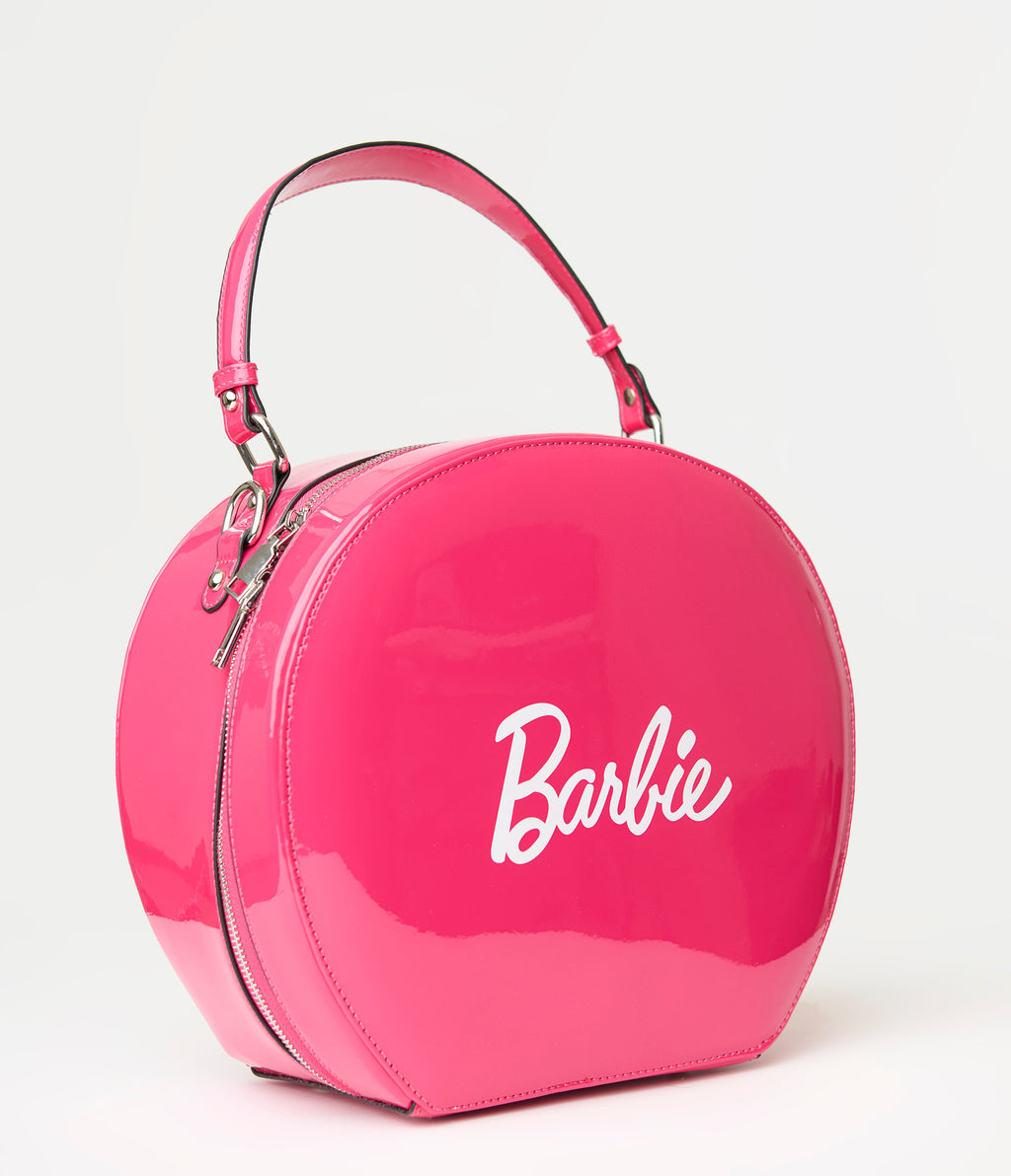 Barbie x Unique Vintage Pink Leatherette Circle Bag