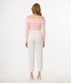 Unique Vintage 1960s White Cigarette Pants