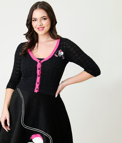Preorder- Elvira x Unique Vintage Gonk Cardigan