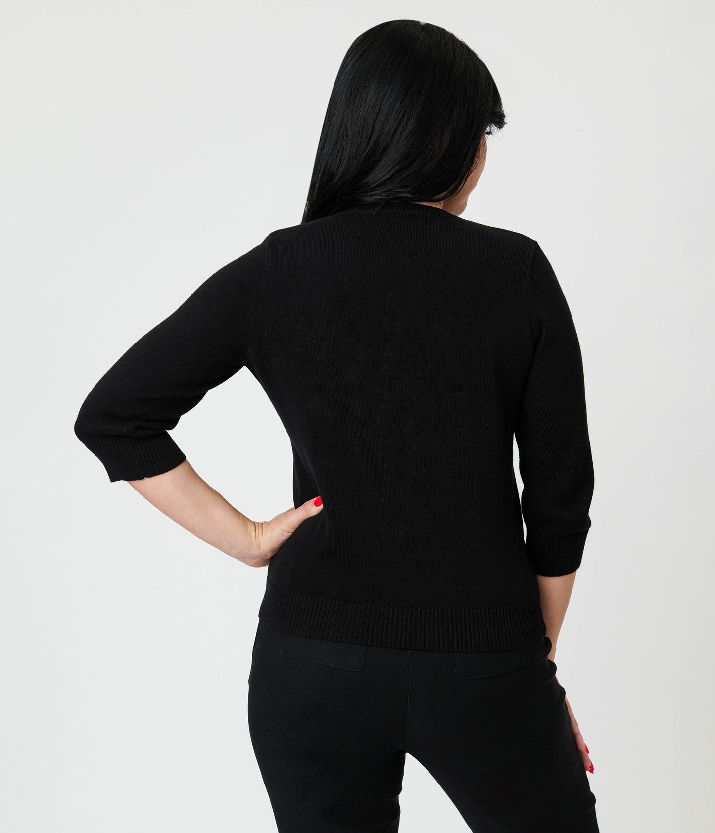 Royal Monk Black Spiderweb Cotton Cardigan