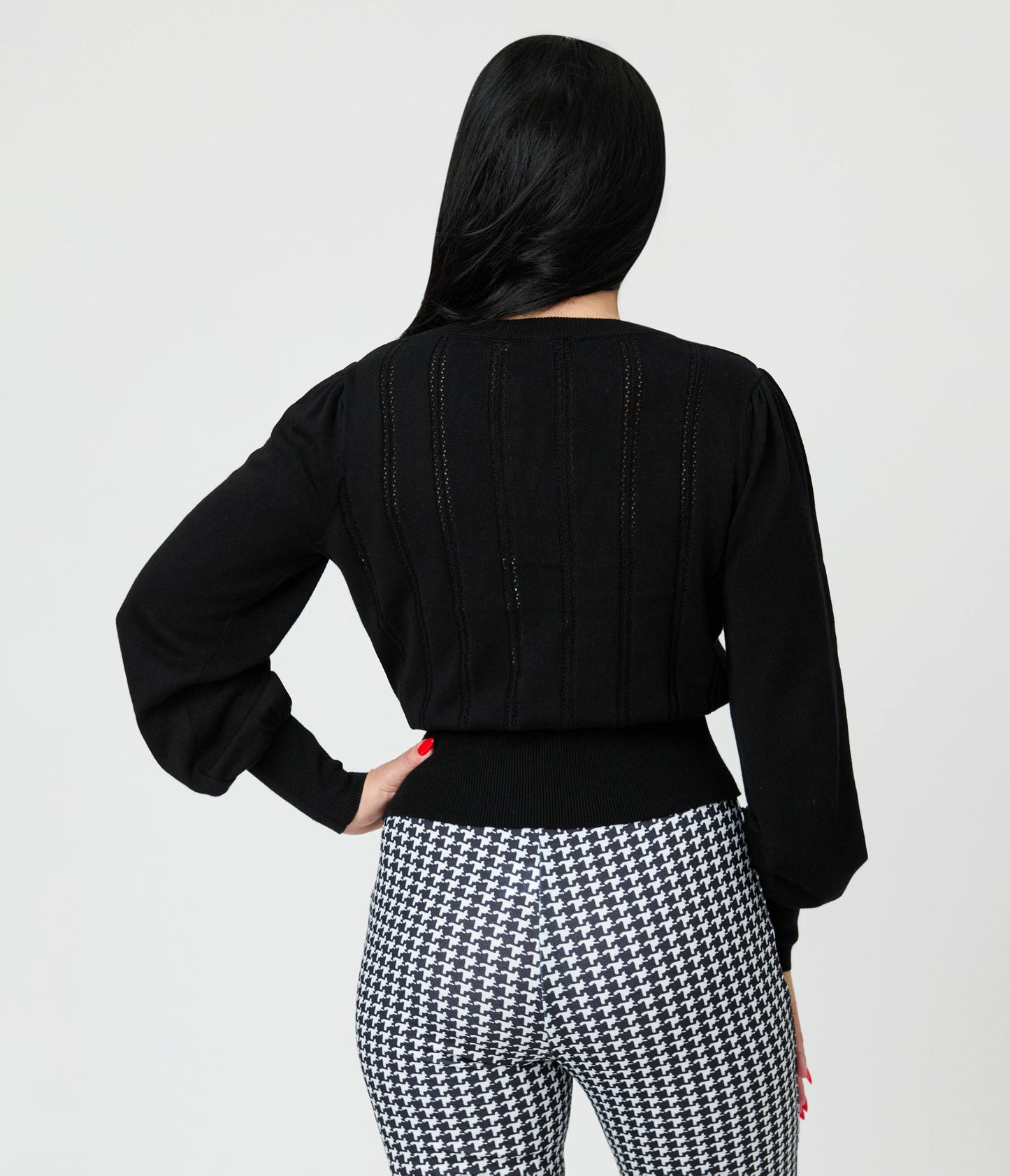 Royal Monk Black Bow Sweater