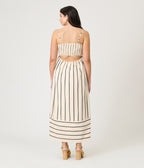 Nautical Stripe Maxi Dress