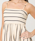Nautical Stripe Maxi Dress