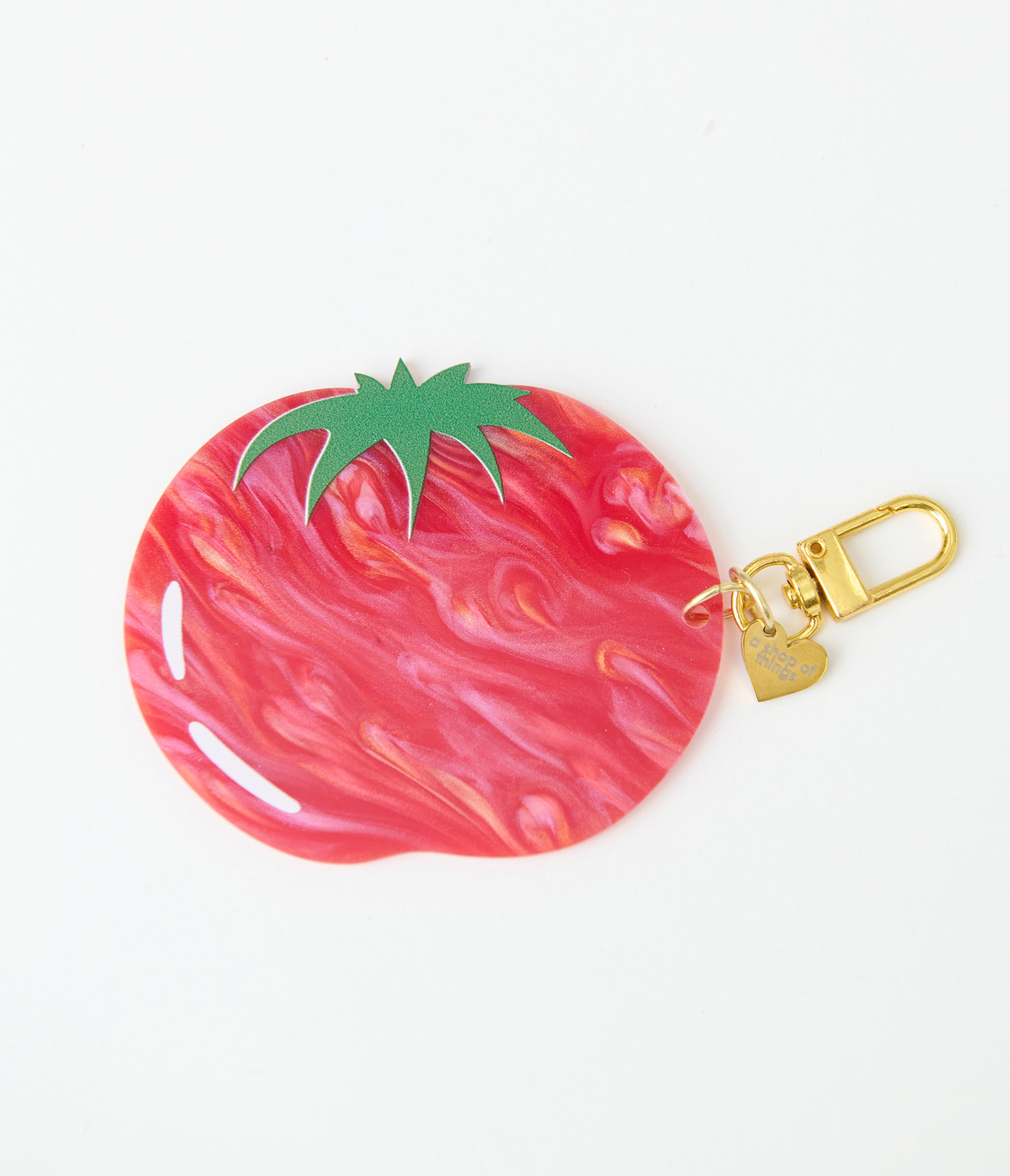 Red Tomato Keychain