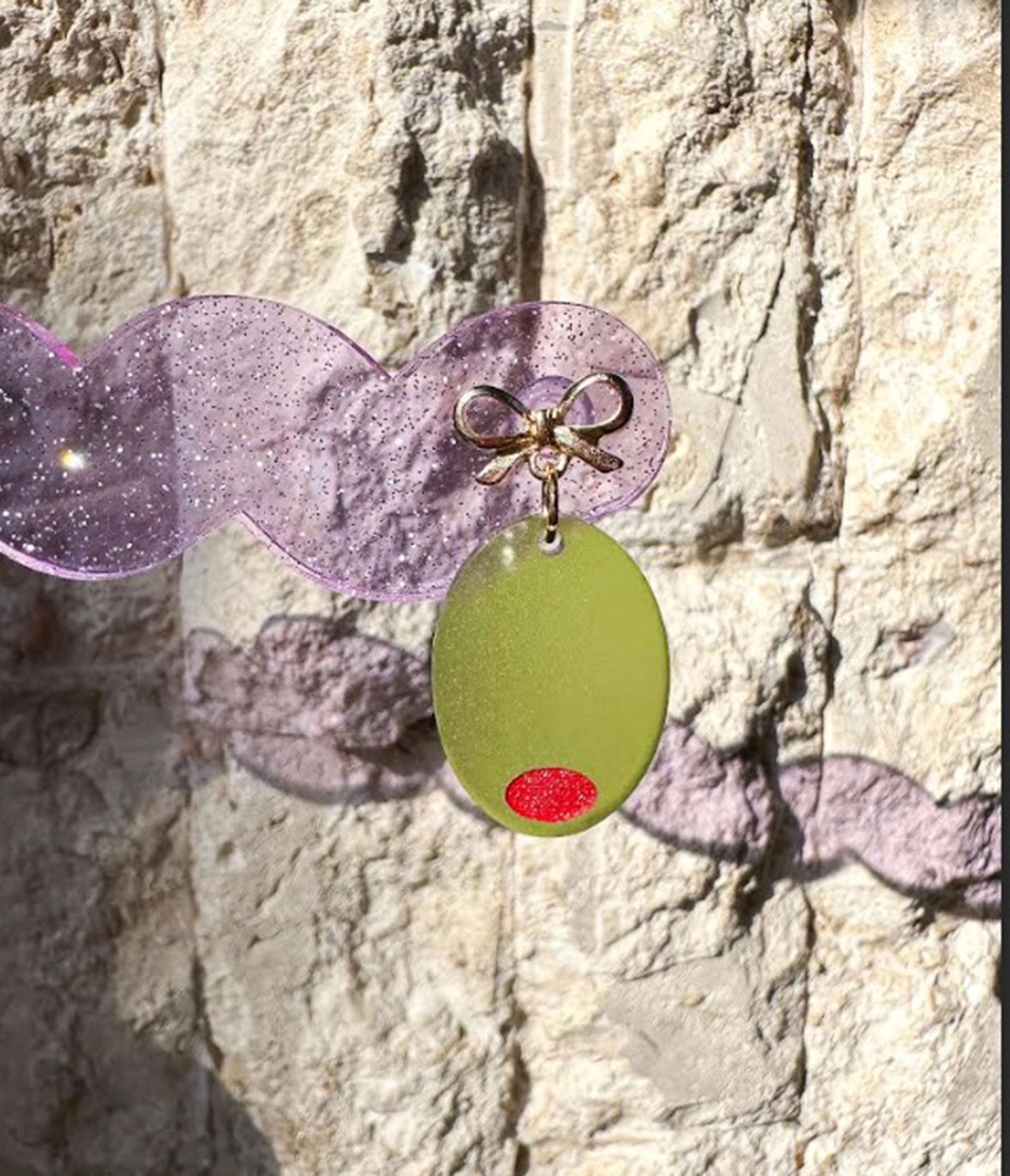 Olive & Bow Acrylic Earrings