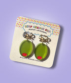 Olive & Bow Acrylic Earrings