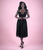 Mortisha x Elle Rebel Black Penelope Dress