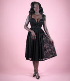 Mortisha x Elle Rebel Black Penelope Dress