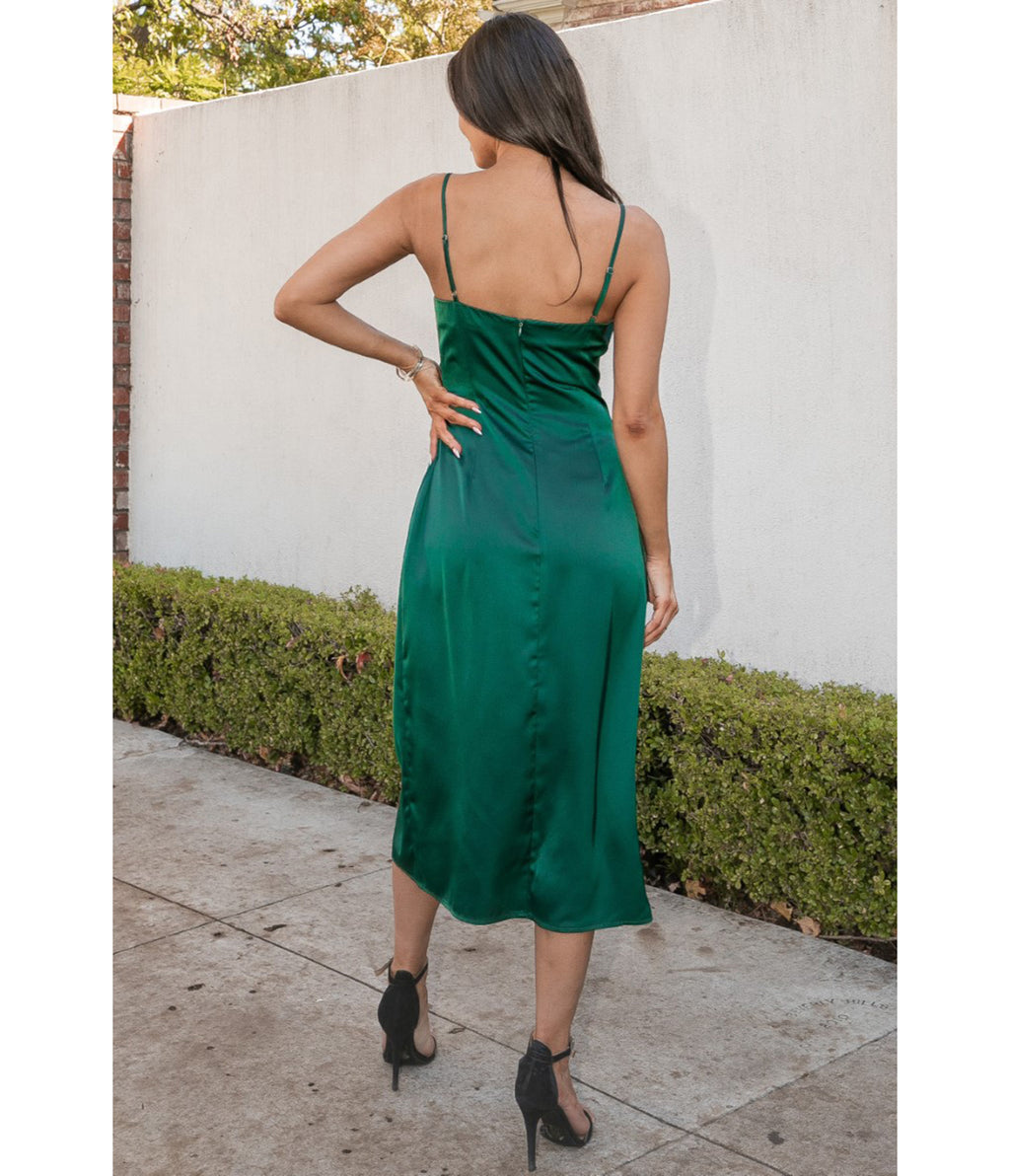 Emerald Emma Midi Dress