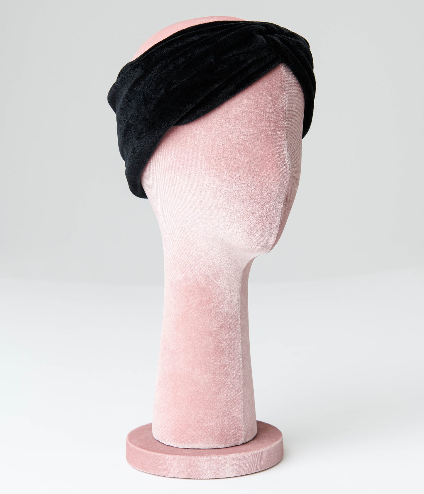 Black Twisted Velvet Headband