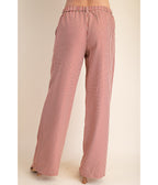 Burgundy Houndstooth Pants