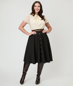 Black Swing Skirt