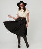 Black Swing Skirt